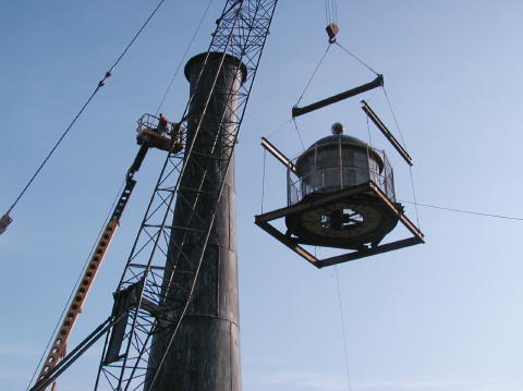 LOWERING THE LANTERN ROOM